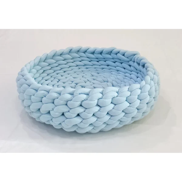 Wholesale Pet Sleep Products Round Dog Bed with Cover Blanket for Pets Cats and Dogs Winter Warm Bed Nest Bulk Export - Image 2