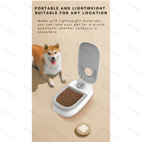 Automatic Pet Feeder Smart Food Dispenser Cat and Dog Timer Stainless Steel Bowl Automatic Dog and Cat Pet Feeding Pet Supplies - Image 5