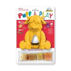 High-Quality Snowman Puff and Dog Toy Interactive Digging Snack Dispenser Puzzle Stimulating Toy (12 Toys per Box)