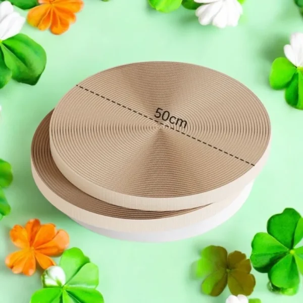 Durable Sustainable Cat Scratching Bed Scratch-Resistant Corrugated Paper Material Integrated Cat Nest and Teasing Toy Cat Tree - Image 5
