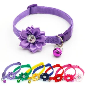 Adjustable Dog Collar - Heart and Star Design - Comfortable and Cute - Fashion Accessories in Various Colors