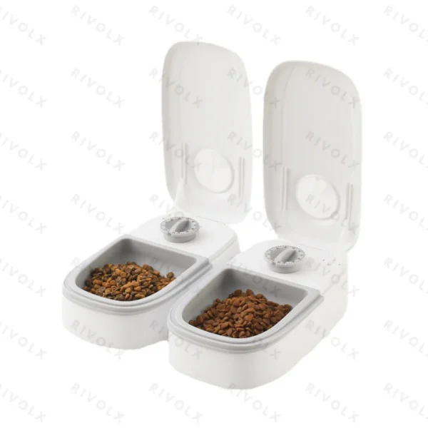 Automatic Pet Feeder Smart Food Dispenser Cat and Dog Timer Stainless Steel Bowl Automatic Dog and Cat Pet Feeding Pet Supplies
