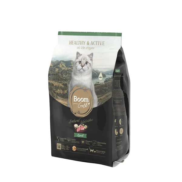 Best-Selling Pet Food Dry Cat Food Prosperity Gold Salmon and Lamb Flavor 1kg and 7kg OBM Wholesale Pet Food