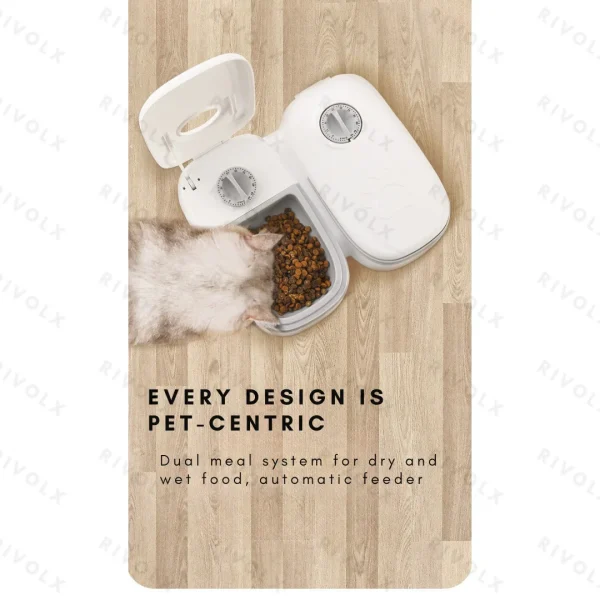 Automatic Pet Feeder Smart Food Dispenser Cat and Dog Timer Stainless Steel Bowl Automatic Dog and Cat Pet Feeding Pet Supplies - Image 4