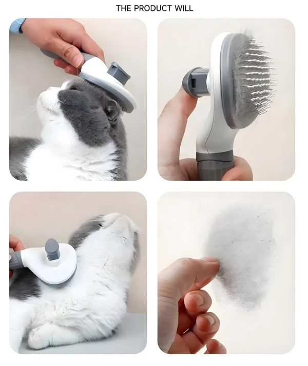 Wholesale Pet Massage Brush Dog Cat Grooming Tool Hair Removal Comb Hair Brush Hair Care Professional Pet Grooming Supplies - Image 3