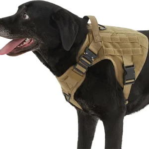 Best-Selling Dog Accessories Tactical Dog Harness with Multiple Adjustment Points Practical Multi-Function Dog Harness
