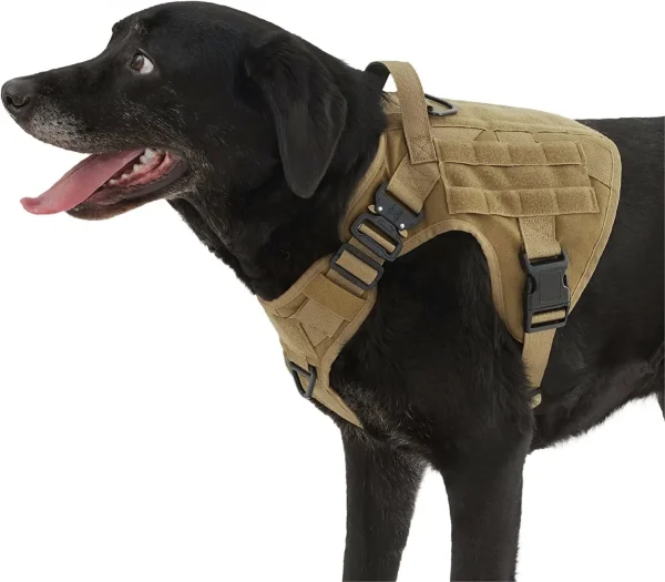 Best-Selling Dog Accessories Tactical Dog Harness with Multiple Adjustment Points Practical Multi-Function Dog Harness