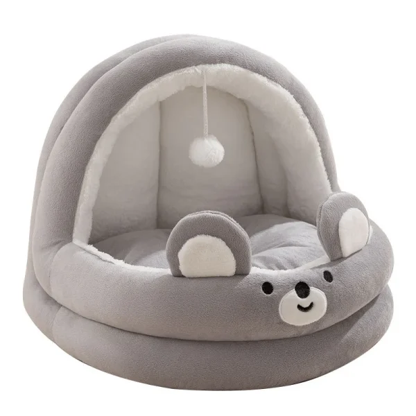 All-Season Eco-Friendly Pet Supplies Solid Wholesale High Quality Cat Nest Cradle Bed Semi-Enclosed Dog House - Image 4