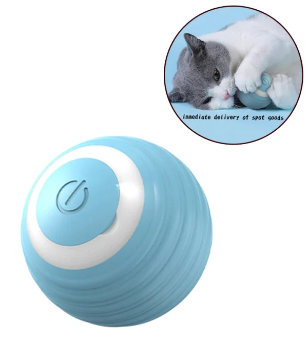 Light up USB Automatic Dog Toys Ball Pet Smart Rolling Ball Gravity Jumping Ball Intelligent Interactive Cat Toy - Image 2