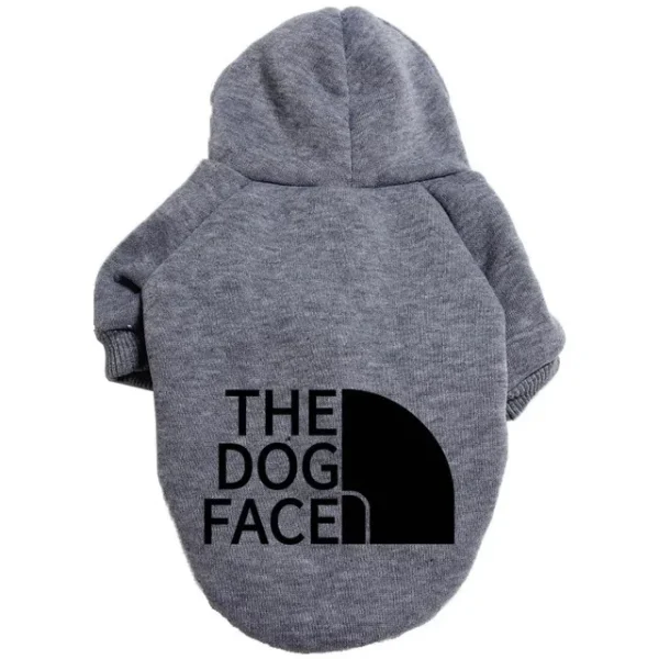 Manufacturer New Design Fashion Luxury Branded XL Owner the Dog Face Coat Vest Hoodie Winter Dog Clothes for Puppy - Image 5