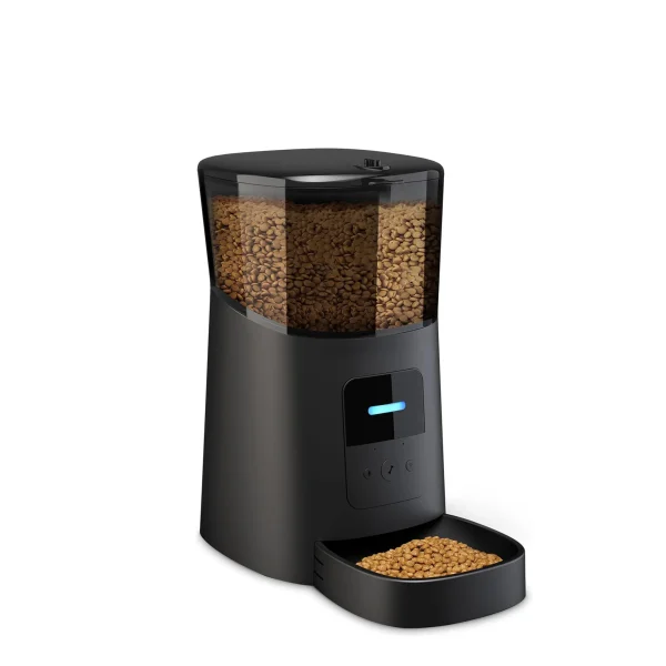 Pet Supplies 6L Automatic Cat Feeder WiFi Automatic Dog Feeder Pet Food Dispenser with Low Food Sensor and Recorder