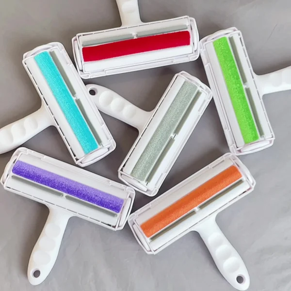 Factory Wholesale  Pet Grooming Products Two-way Reusable Cat Pet Hair Remover Roller Sticker Pet Remover Brush - Image 3
