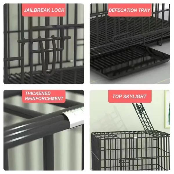 BINSHAN Factory Direct Supply Folding Dog Cage Dog Pet Cage - Image 2