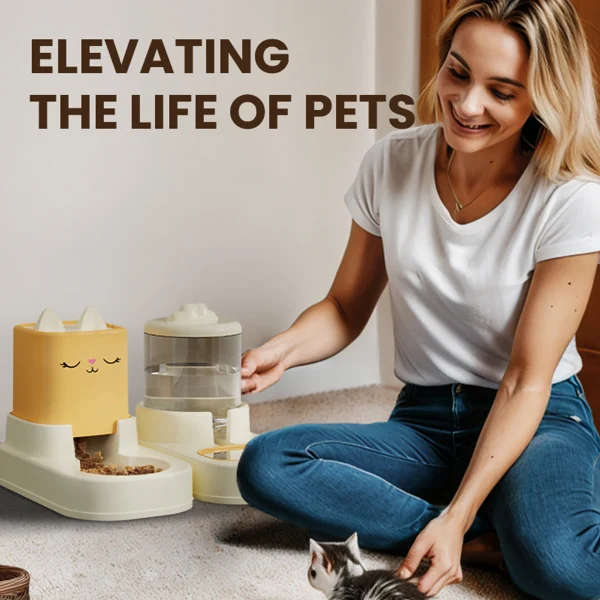Cat Water Dispenser Cat Food Automatic Feeder Dog Cat Automatic Running Water Factory Direct Pet Supplies - Image 4