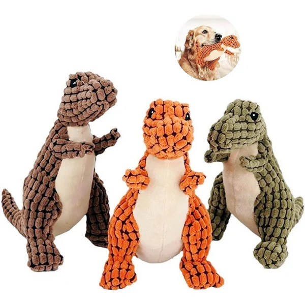 Dog Sound Toy Small Dog Large Dog Chew Toy Durable Teeth Cleaning Dinosaur Puppy Pet Chew Toy - Image 6