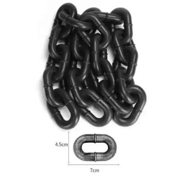 Dog Leash Faux Iron Chain Plastic Thick Chain Leash Trendy Fun Pet Supplies Dog Accessories - Image 4