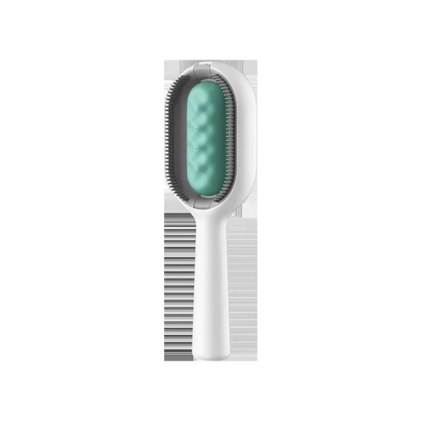 OEM Pet Supplies Wholesale Custom 2-in-1 Self-Cleaning Reusable Portable No-Wash Hair Removal Brush - Image 5