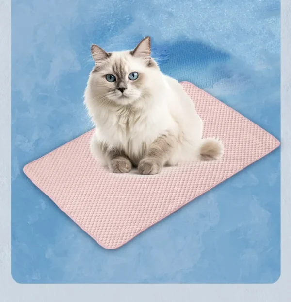 Wholesale Summer Cool Pet Bed Breathable Ice Silk Cat Nest and Summer Cool Dog Mat - Image 3