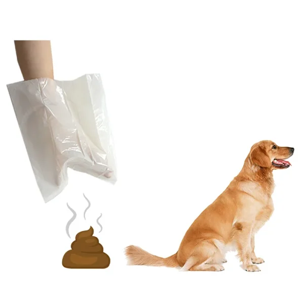 Pet PVA Water-soluble Biodegradable Fully Degradable Dog Poop Bag Pick-up Garbage Bag Pet Supplies Sustainable 10 Bags/roll
