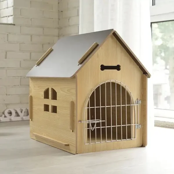 High-Quality Wooden Indoor Dog and Cat Cage: Wholesale Dog Beds for Rest and Relaxation Comfort - Image 3