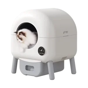 Super large new smart self-cleaning cat litter box splash proof design high quality easy to clean box cat litter accessories
