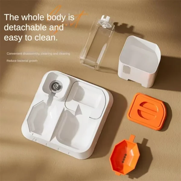 New Design Automatic Cat Food Water Dispenser Set Gravity Pet Self Feeder for Indoor Small Medium Cats Dogs - Image 6