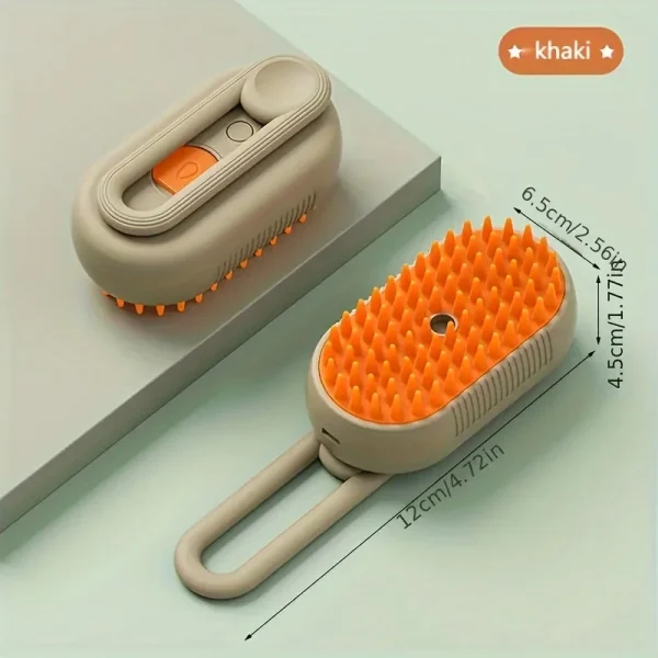 New Steamy Dog Brush 3 in 1 Dog Steamy Brush Dog Spray Massaging Comb Pet Grooming Comb Hair Removal Brush Pet Supplies