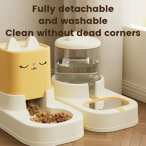 Cat Water Dispenser Cat Food Automatic Feeder Dog Cat Automatic Running Water Factory Direct Pet Supplies - Image 3