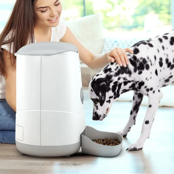 3.7L Modern Smart Pet Accessories Supply New Wireless Control Manual & Remote Feeding Support Alexa and Google Assistant - Image 6