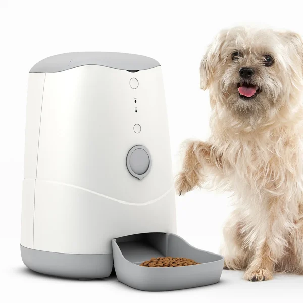 3.7L Modern Smart Pet Accessories Supply New Wireless Control Manual & Remote Feeding Support Alexa and Google Assistant - Image 3