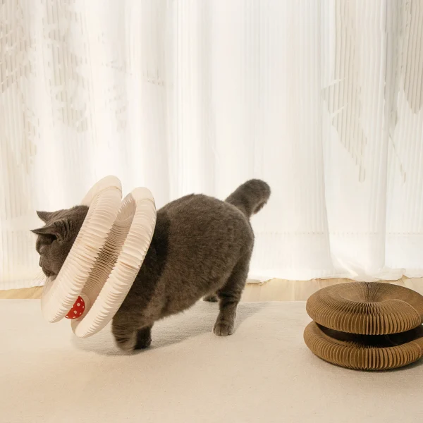 Hot Sale Magic Organ Cat Scratching Board Folded Cat Grinding Scratch Toys - Image 6