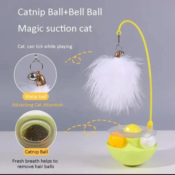 Feathers Pet Stick Funny Removable Combination Supplies Catnip Funny Tumbler Cat Pet Toys - Image 3