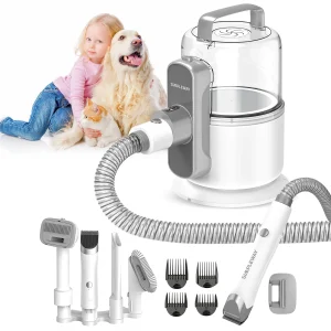 Pet Supplies Cleaning Grooming Product Set Vacuum Suction Pet Hair Professional Grooming Scissors Tool