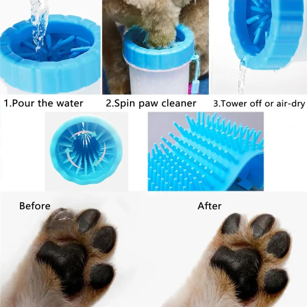 New Pet Paw Cleaning Cup Dog Paw Washer and Cup Claw Cleaner Pet Supplies - Image 3