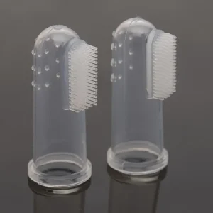 Dog Toothbrush Pet Finger Toothbrush Dog Toy Silicone Dog and Cat Grooming Teeth Cleaning Pet Supplies