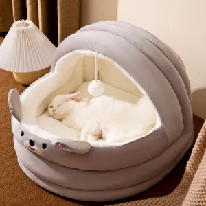 All-Season Eco-Friendly Pet Supplies Solid Wholesale High Quality Cat Nest Cradle Bed Semi-Enclosed Dog House