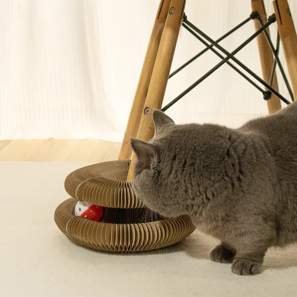 Hot Sale Magic Organ Cat Scratching Board Folded Cat Grinding Scratch Toys - Image 4