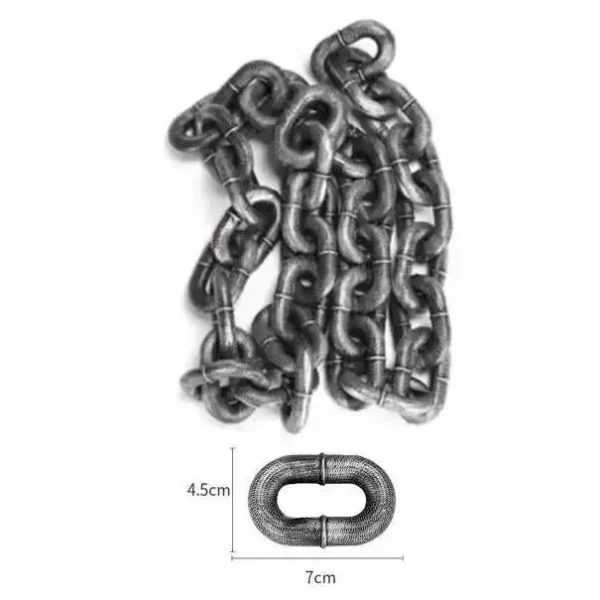 Dog Leash Faux Iron Chain Plastic Thick Chain Leash Trendy Fun Pet Supplies Dog Accessories - Image 3
