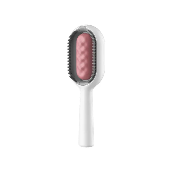OEM Pet Supplies Wholesale Custom 2-in-1 Self-Cleaning Reusable Portable No-Wash Hair Removal Brush - Image 4
