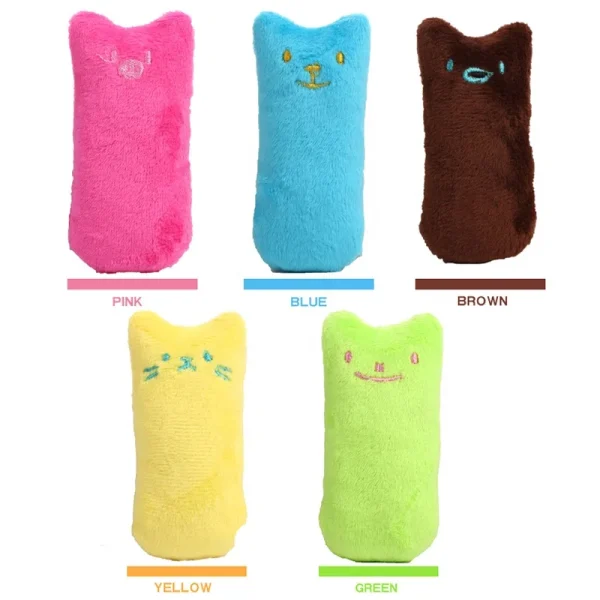 Eco-Friendly Fabric Catnip Toy Cute Animal Shaped Interactive Finger Toys for Playful Cats Lovely Small Animals Pet Toy - Image 2