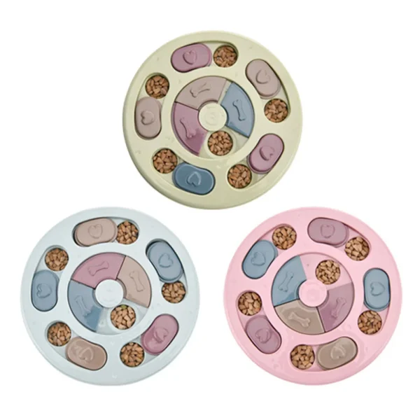 IQ Boosting Interactive Slow Feed Bowl Pet Training Game Puzzle Feeder Dog Intelligence Toy - Image 5