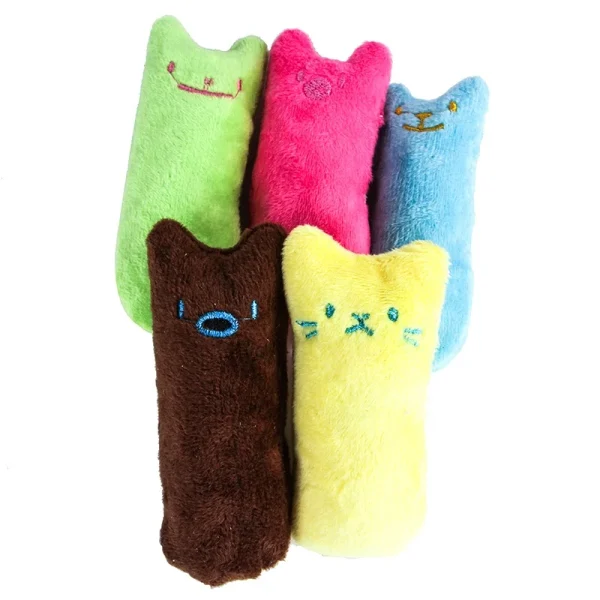 Eco-Friendly Fabric Catnip Toy Cute Animal Shaped Interactive Finger Toys for Playful Cats Lovely Small Animals Pet Toy - Image 3