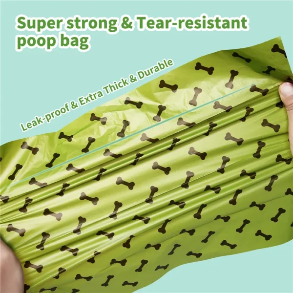 Hot Selling Eco Friendly Custom High Quality logo Printed Biodegradable Waste Bags  Wholesale Pet Accessory Dog Poop Bag - Image 4