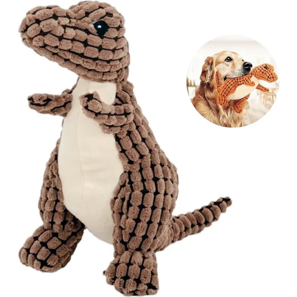 Dog Sound Toy Small Dog Large Dog Chew Toy Durable Teeth Cleaning Dinosaur Puppy Pet Chew Toy