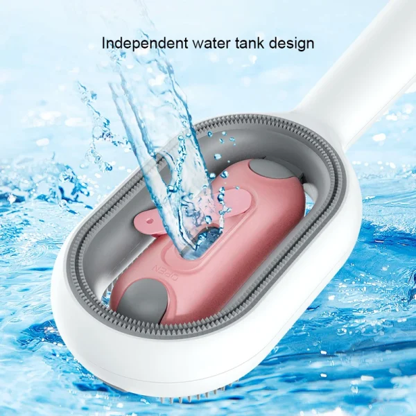OEM Pet Supplies Wholesale Custom 2-in-1 Self-Cleaning Reusable Portable No-Wash Hair Removal Brush - Image 2