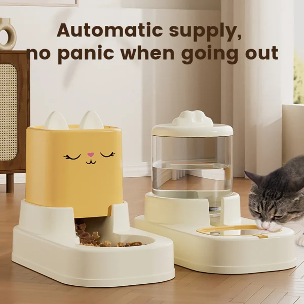 Cat Water Dispenser Cat Food Automatic Feeder Dog Cat Automatic Running Water Factory Direct Pet Supplies - Image 2