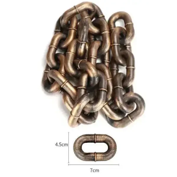 Dog Leash Faux Iron Chain Plastic Thick Chain Leash Trendy Fun Pet Supplies Dog Accessories - Image 5